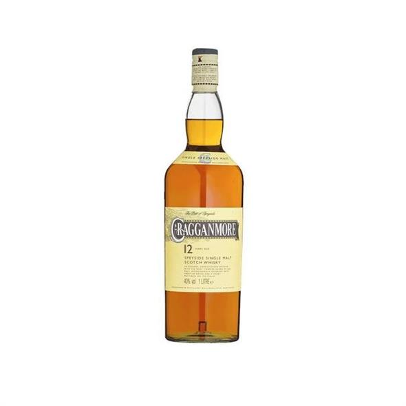 Cragganmore 12 Års Speyside Single Malt Whisky - 1 liter