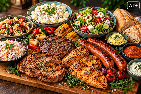 Grillmenu 'Bland selv'